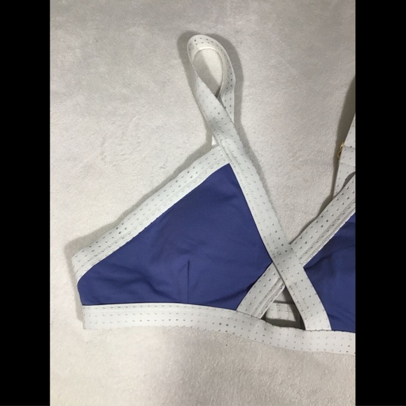 NEW Letarte Santorini Colorblock Bikini Top XS - Picture 3 of 10